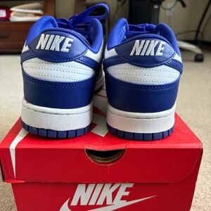 Nike Dunk Low Retro Blue/White Sneakers – Men’s 10.5